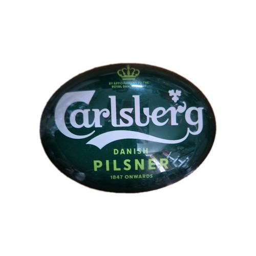 Carlsberg oval acryllic - carlsberg,