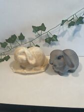 Rubber Latex Mould Rabbit Fairy Garden Ornament Mold Bunny Animal Cast Craft