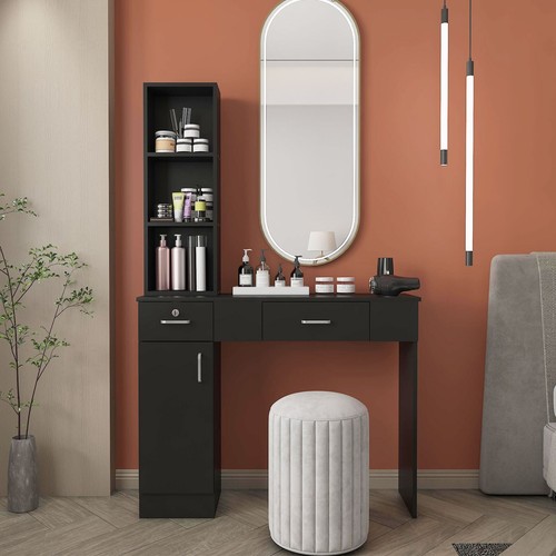 Black barber salon - black,