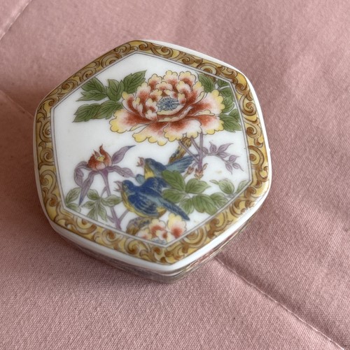 Vintage hexagonal porcelain - vintage,