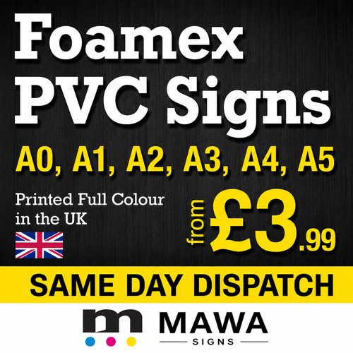 Foamex foam board signs rigid - foam,
