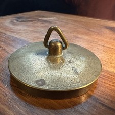 Vintage Brass Sink Plug 5.3cm