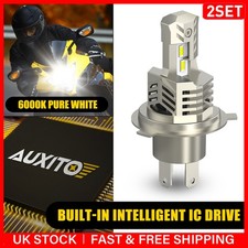 Pair H4 9003 LED Headlight