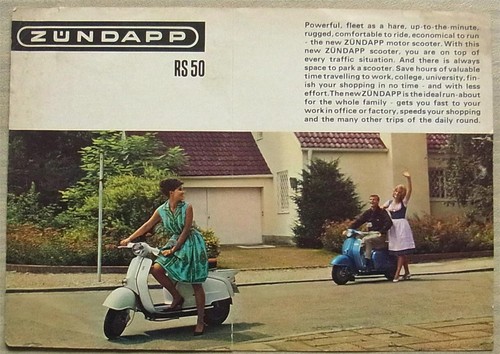Zundapp rs50 motor scooter - zundapp,