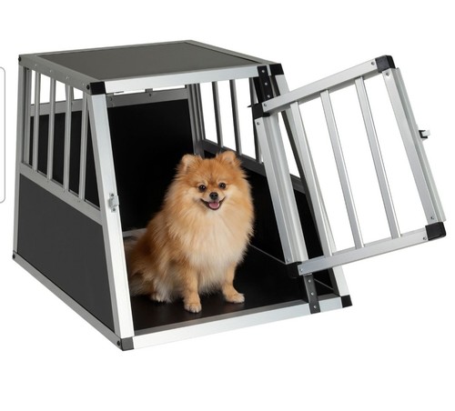 Aluminum dog transport - dog, box