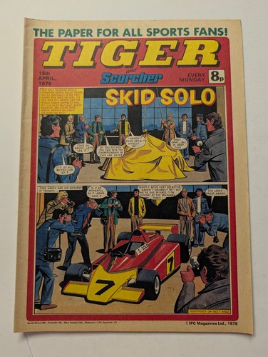 Tiger and scorcher comic - and,