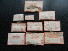 Watchmakers Lathe  Pivot Drills 10 packs