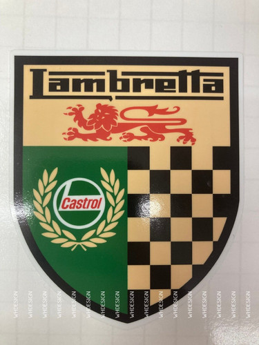 Castrol lambretta scooter - lambretta,