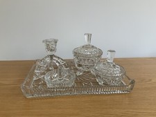 Vintage Art Deco 5 Piece Glass