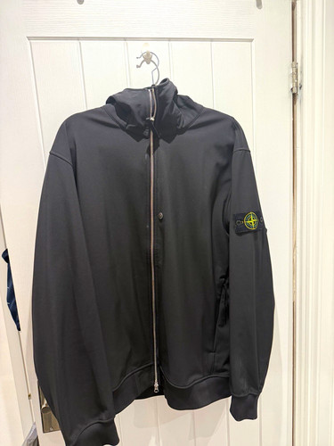 Stone island black softshell - island,