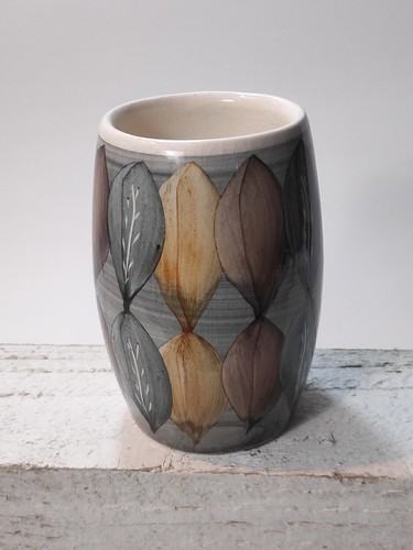 Handcrafted vase isle man - handcrafted, of