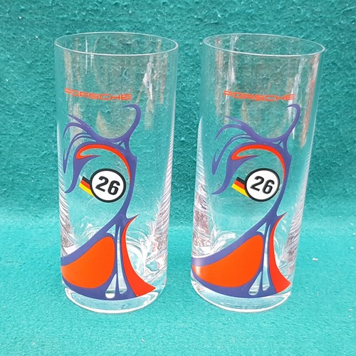 Porsche highball glasses - porsche,
