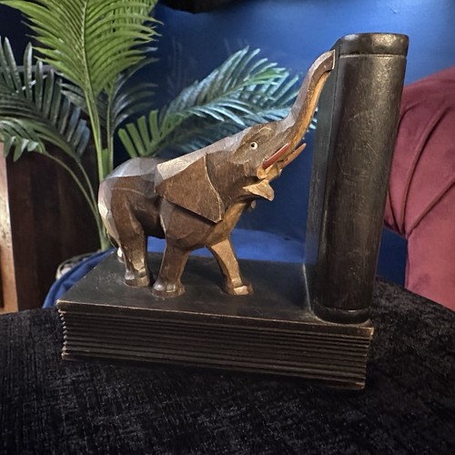Vintage hand carved wooden - vintage,