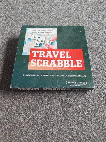 Travel scrabble complete set - travel,
