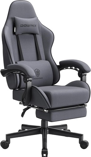 Dowinx grey fabric - grey, gaming