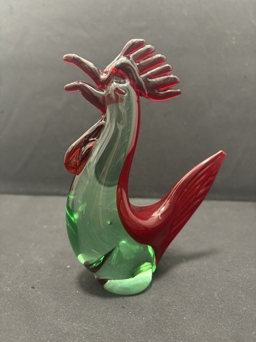 Murano glass animal - animal, rooster