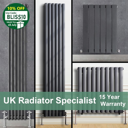 Anthracite designer radiator - anthracite,