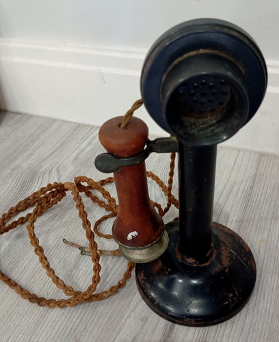 Antique candlestick telephone - antique,