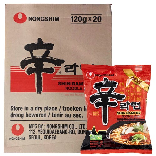 Nong shim shin ramyun spicy - -,
