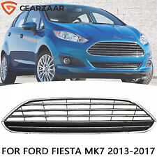 FOR FORD FIESTA MK7 2013-2017 FRONT BUMPER GRILLE CHROME SLATS TYPE RADIATOR
