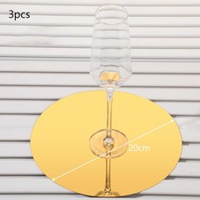 3 Pieces 8 inch Acrylic Round