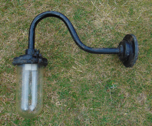 Vintage swan neck outdoor wall - swan,