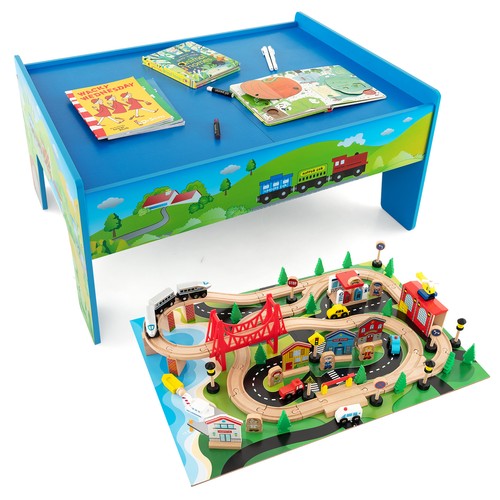 Piece wooden train set - train,