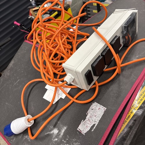 Camping electric hook cable - hook, up