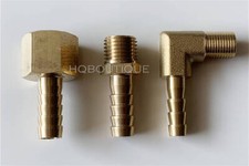 Brass Pipe Fitting Fem Male Metric Thread Barb Hose Connector 3 4 5 6 8 10 12 mm