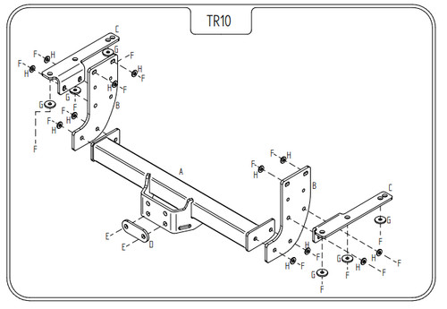 Renault master towbar - master, chassis