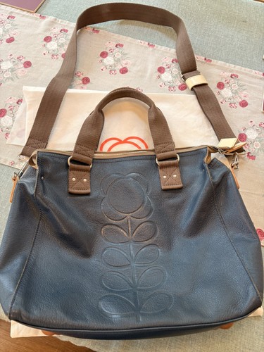 Orla kiely navy embossed - kiely,