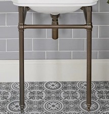 Traditional Victorian Bathroom Basin Washstand Oil Rubbed Bronze 736x518x415mm 