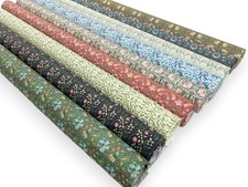 William Morris Fabric Poplin Floral Polycotton Lightweight Dressmaking Material