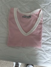 Playboy V  Neck Top T Shirt Vintage