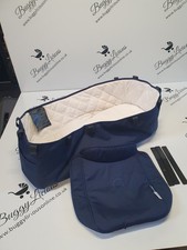 Bugaboo Donkey 3 Carrycot Fabric Complete Classic Navy Blue Apron Mattress