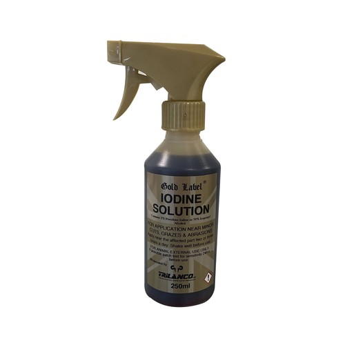 Gold label iodine spray - gold, for