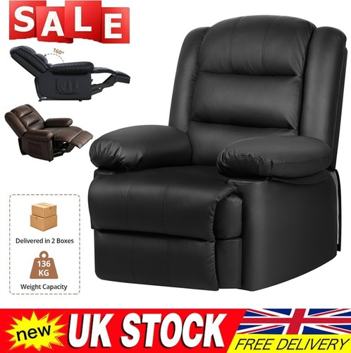 Recliner armchair leather - armchair,