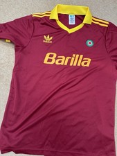 Retro Adidas AS Roma Shirt - Large