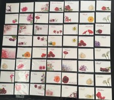 ShredAstic®️FUNERAL MEMORIAL Florist Flower Message Cards large 12.5cm x 9cm