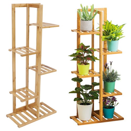 Tier wooden plant stand - plant,