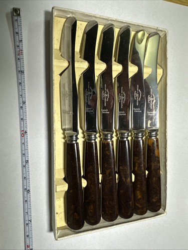 Vintage sheffield tea knives - vintage,