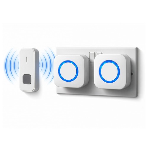 Twin wireless doorbell plug - twin,