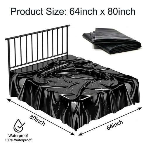Black wetlook pvc - black,