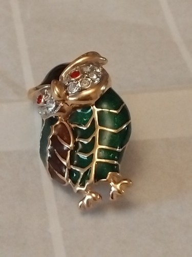 Lovely gold tone enamel and - gold,