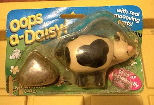 Vintage 2004 oops daisy - oops-a-daisy!, cow