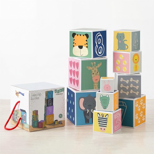 Stacking blocks nesting - stacking,