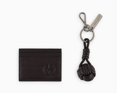 Giorgio armani leather card - armani,