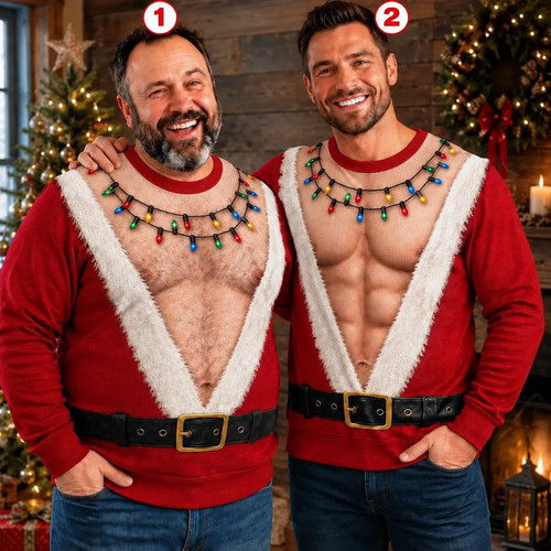 Funny hairy chest - funny, ugly