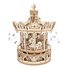 ROKR 3D Wooden Puzzle Carousel