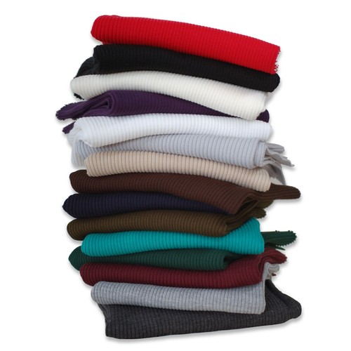 Rib knit fabric sweater - rib,